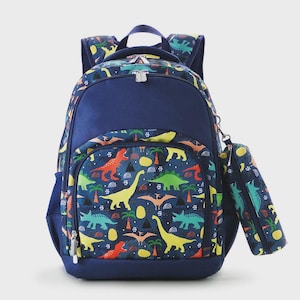 Unicorn Monogram Backpack: Personalized School Bag & Lunch Bag Dinosaur Backpack