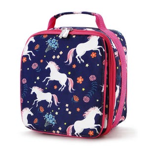Dinosaur Monogram Backpack: Personalized School Bag & Lunch Bag Unicorn Lunch bag