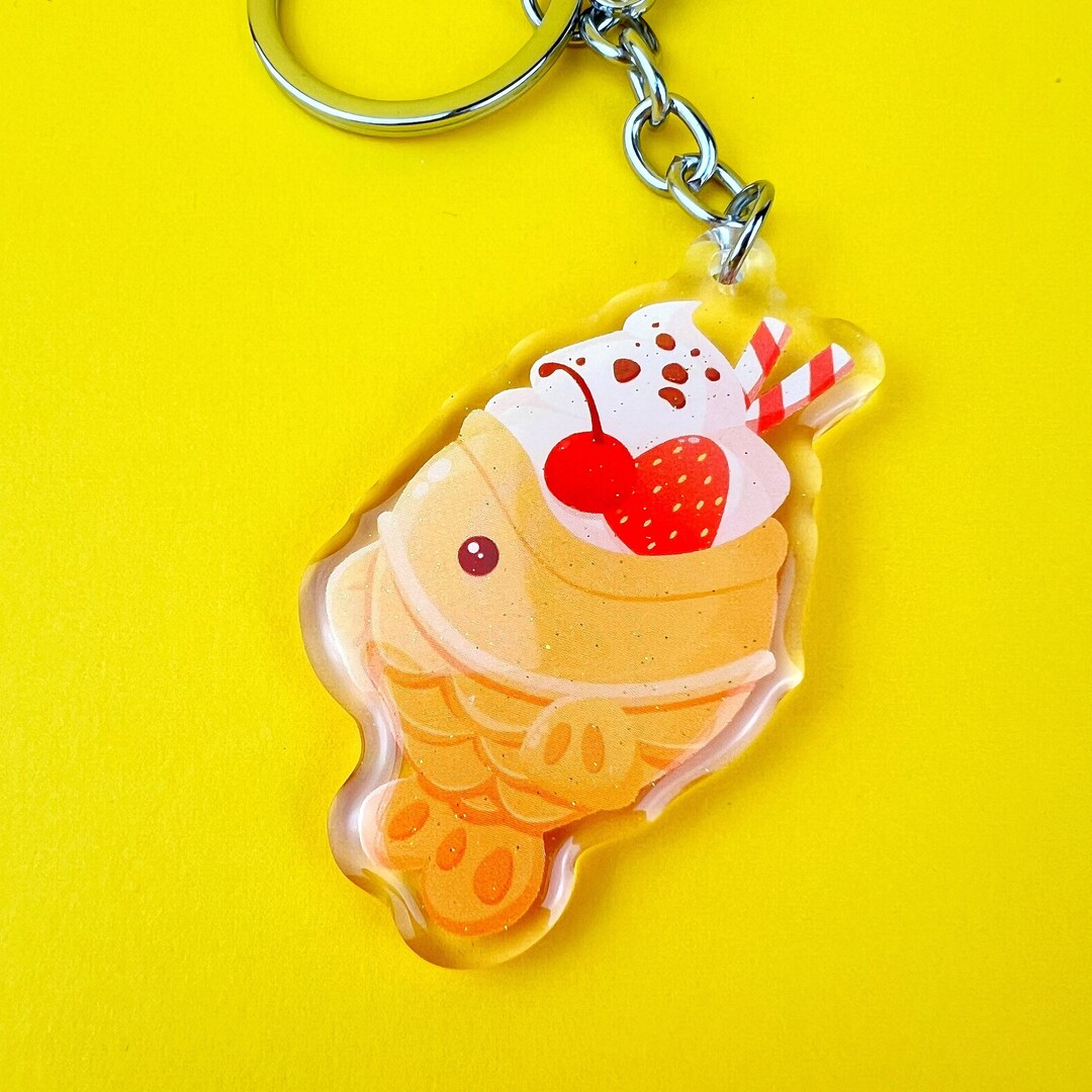 Taiyaki Kawaii Keychain Taiyaki Keychain, Kawaii Gifts, Cute Keychain
