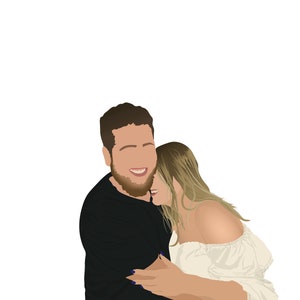 Custom Couple Illustration DIGITAL