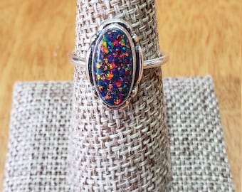 red opal ring