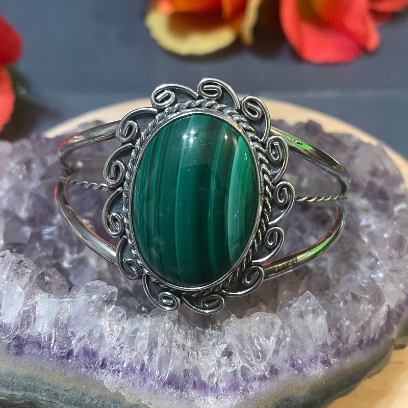 Gaia Turquoise & Malachite Bracelet