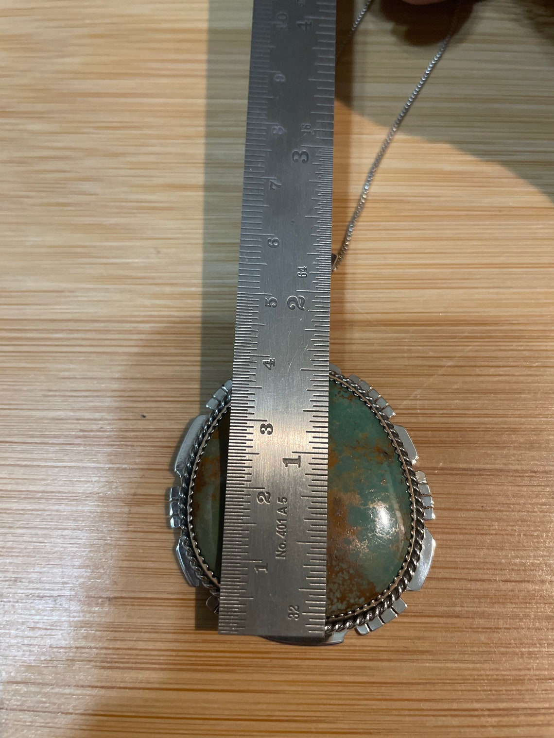 Blue Turquoise Necklace w/Turq Pendant