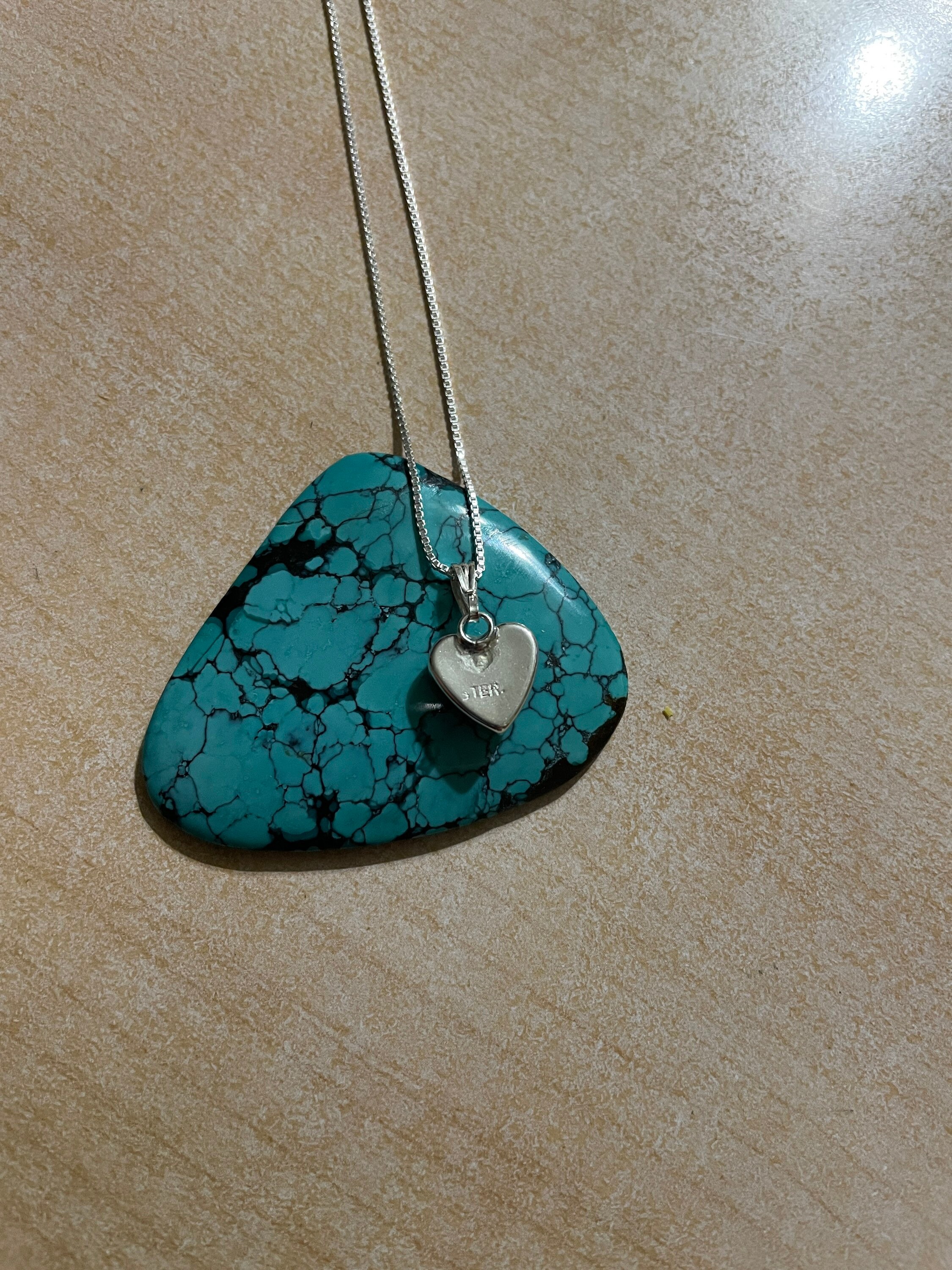 【STONEHENgE】Silver Material Black Heart Necklace SA25A04P STONEHENgE】Silver Material Black Heart Necklace SA25A04P