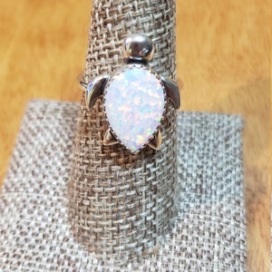 Sea Turtle Rings/Sterling Silver/Opal Ring/Handmade Jewelry/Gift/Sea Turtle