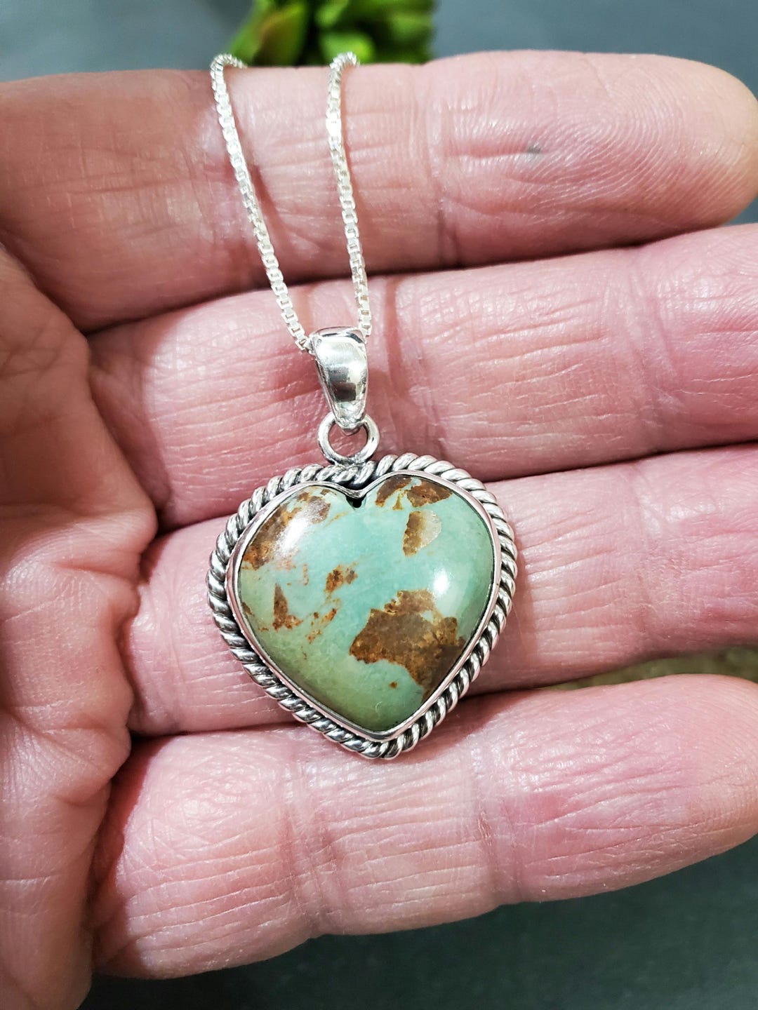 Turquoise Heart Pendant