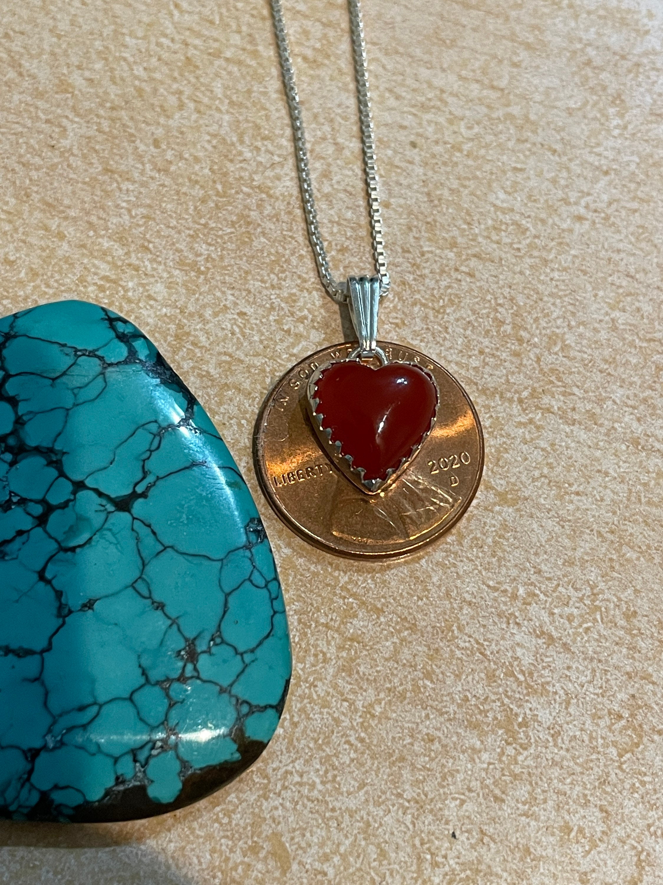 Carnelian Heart Pendant/sterling Silver/ Heart Necklace/ Red Stone Heart  Pendant/red Heart Necklace/red Carnelian Pendant/made in USA - Etsy