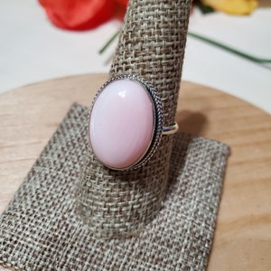 Pink Conch Shell Ring/Sterling Silver Queen Conch Shell Ring/Conch Shell Ring/Pink Conch Ring/ Conch Ring /Conch Shell