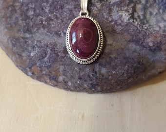 Spiny Oyster Pendant Necklace/Purple Spiny Oyster Pendant/Spiny Oyster Necklace/Sterling Silver Pendant/Spiny Oyster /Gift For Her/ LL 1033