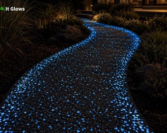 Ultra Bright Glow In The Dark Stones - Garden Landscaping and Outdoor Decor / Home decor