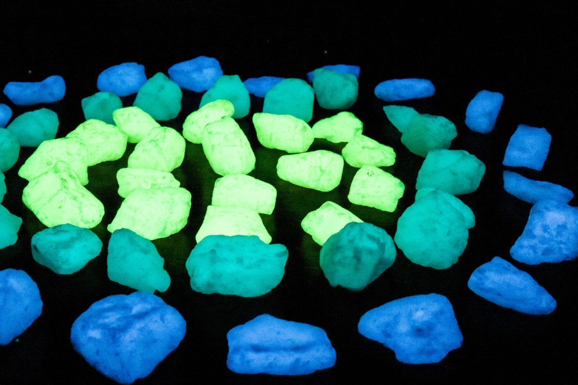 Glow in the Dark Stones Gift of Glow Etsy