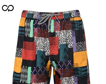 Mens Vintage USA Puerto Rico Flag Boardshorts with Drawstring Swimming Shorts