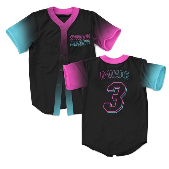 D-Wade South Beach Jersey OnePhyle | Etsy