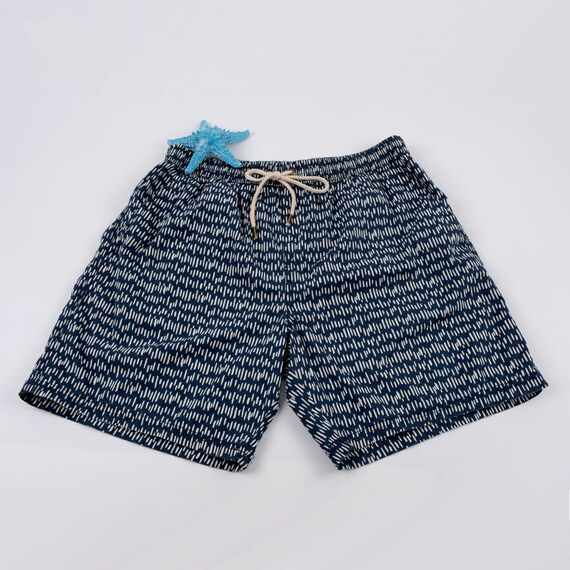 Mens Classic Cotton Board Shorts Mens Festival Shorts Casual Etsy