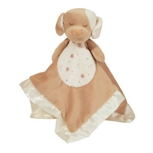 Auggie Tan Puppy Lil&#39; Snuggler Lovie, personalized animal blankie, lovey, animal security blanket, animal with name