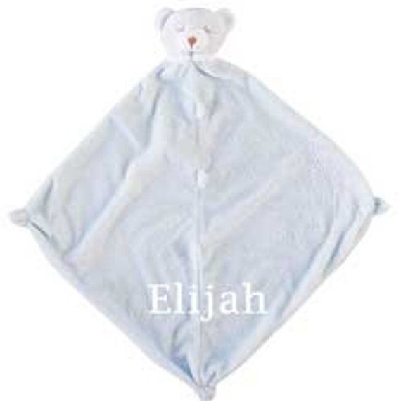Angel Dear Blue Bear Lovie personalized animal blankie | Etsy