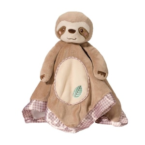 Sloth Lil' Snuggler Lovie, personalized animal blankie, lovey, animal security blanket, animal with name FREE SHIPPING