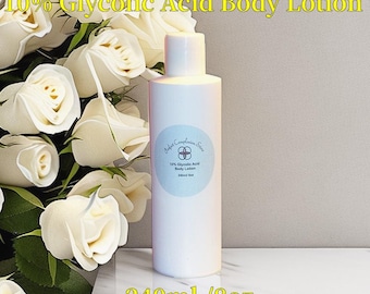 10-30% (8oz/240ml) Glycolic Acid Body Lotion - For Moisturizes/Body Skin Renewel/Exfoliating