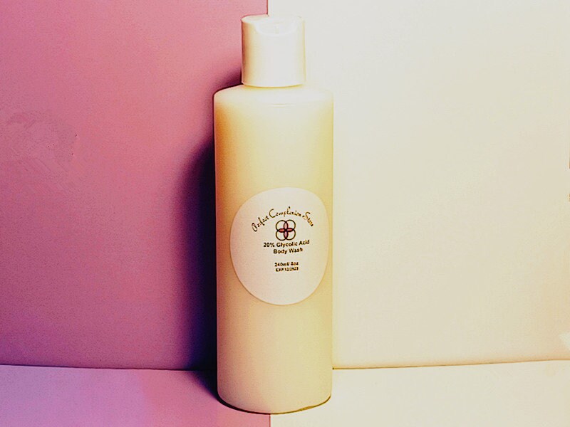 20 Glycolic Acid Body Wash 8oz Antiaging Spots Wrinkles Etsy