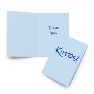 Kiitos Finse Bedankkaart / SISU Bedankkaart / Finland Bedankkaart / Fins Cadeau / Finland Cadeau / Suomi / Finse dankbaarheid