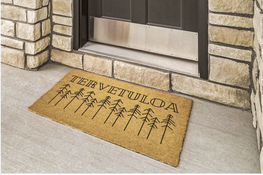 Tervetuloa Finnish Pine Tree Outdoor Mat / Sauna Doormat