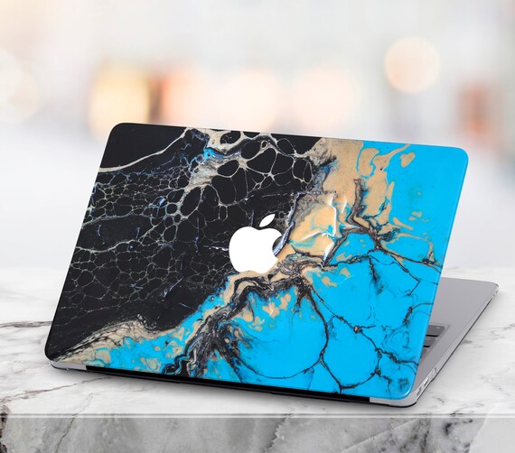 black marble macbook case