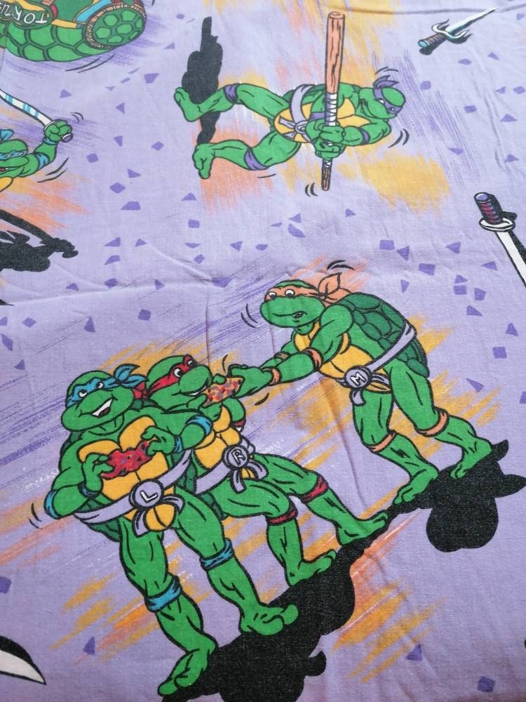 Drap Tortues Ninja Vintage