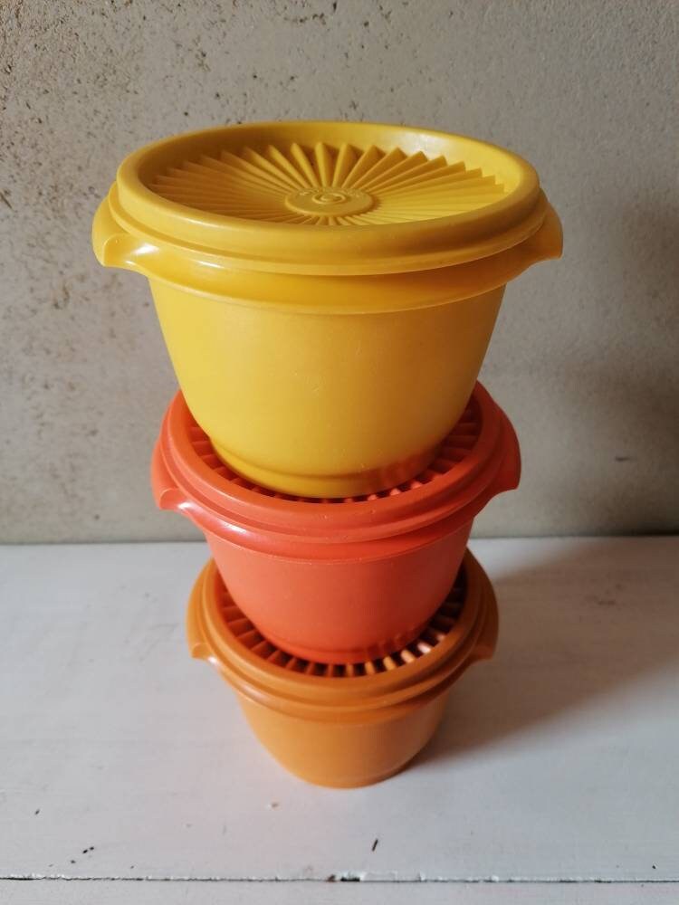 Lot de 3 Boites Tupperware Vintage