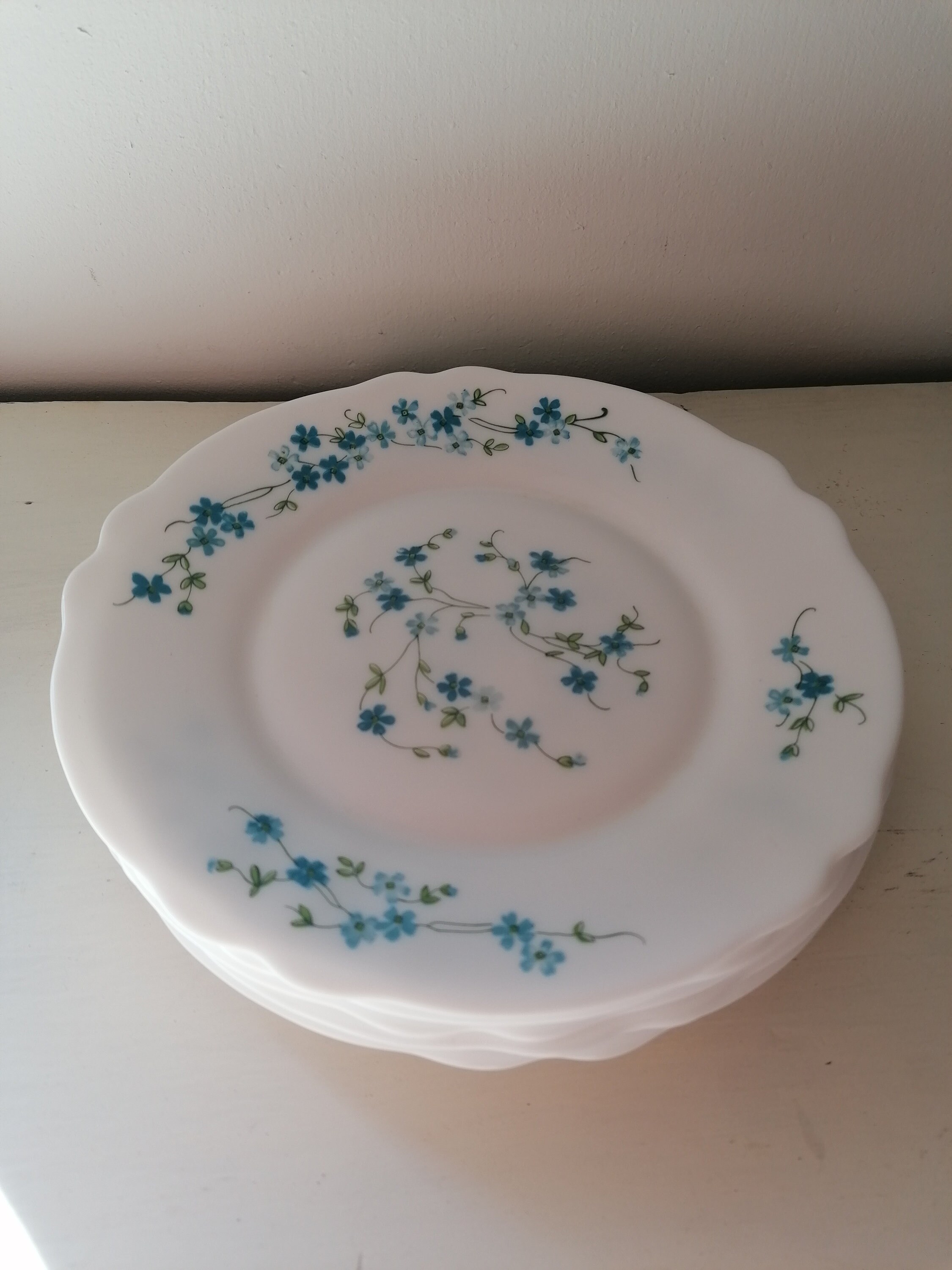 Lot d'assiettes à Dessert