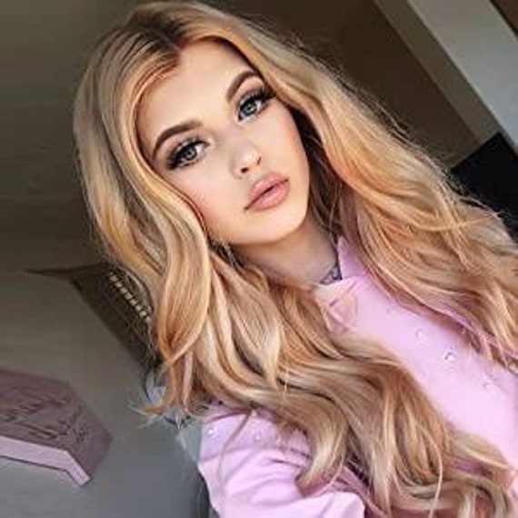 Ombre Blonde Beauty Waves Spitze Front Perucke Etsy