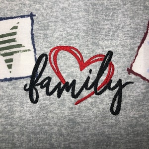 Family embroidery design image 2