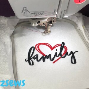 Family embroidery design image 5