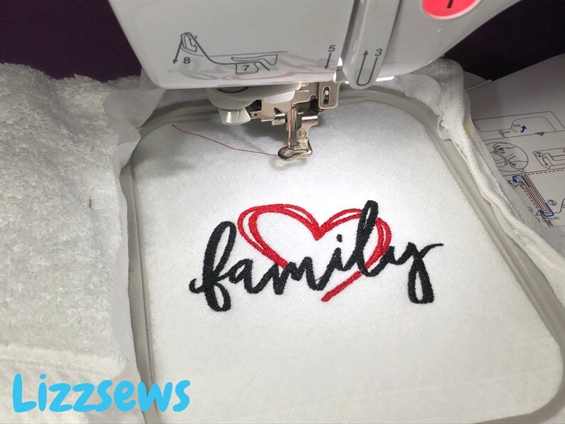 Family embroidery design image 5