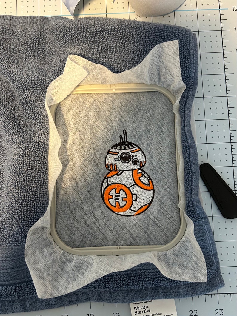 BB-8 Embroidery Design, Star Wars droid image 2