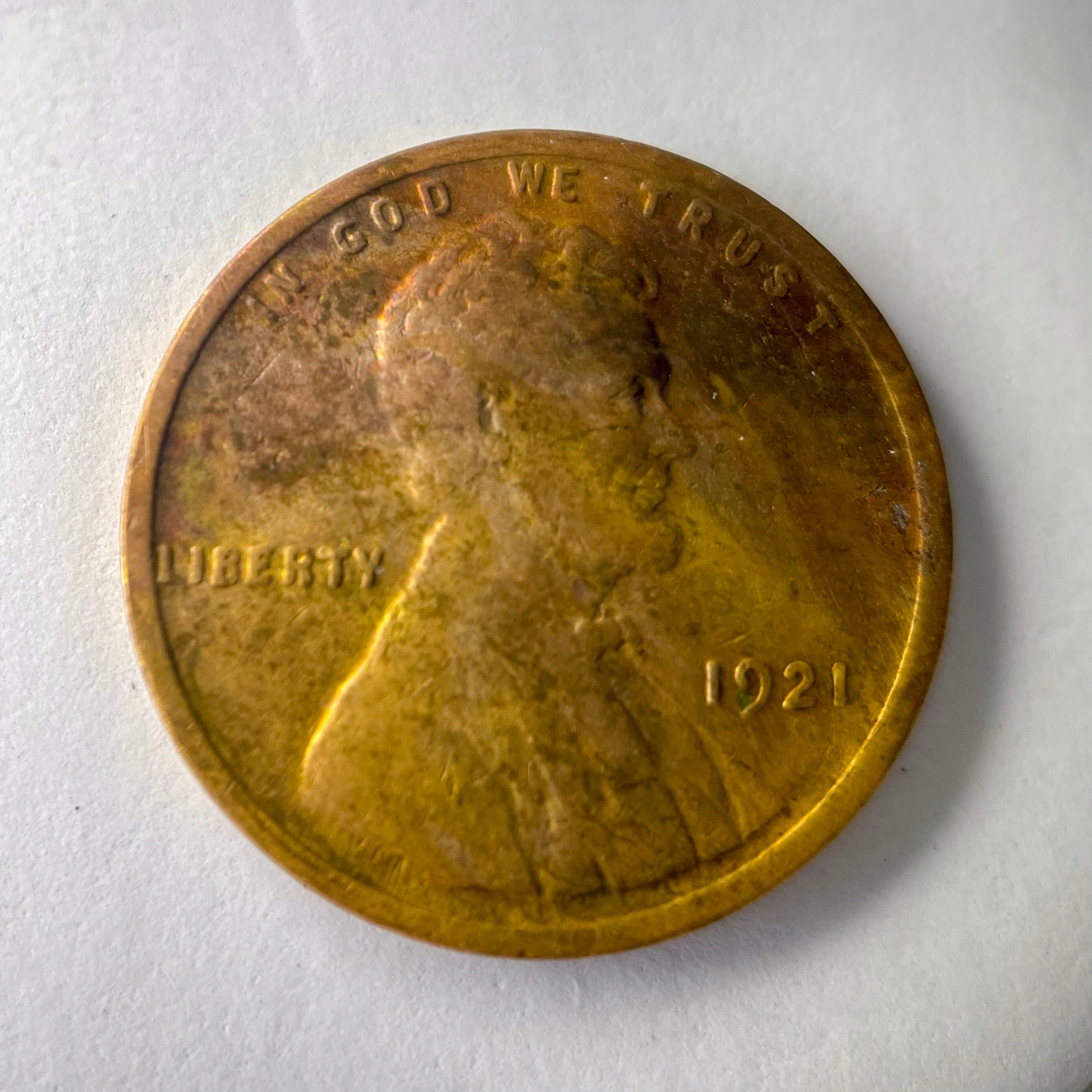 1921 one penny - Etsy 日本