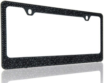 Rhinestone License Plate Frame Etsy