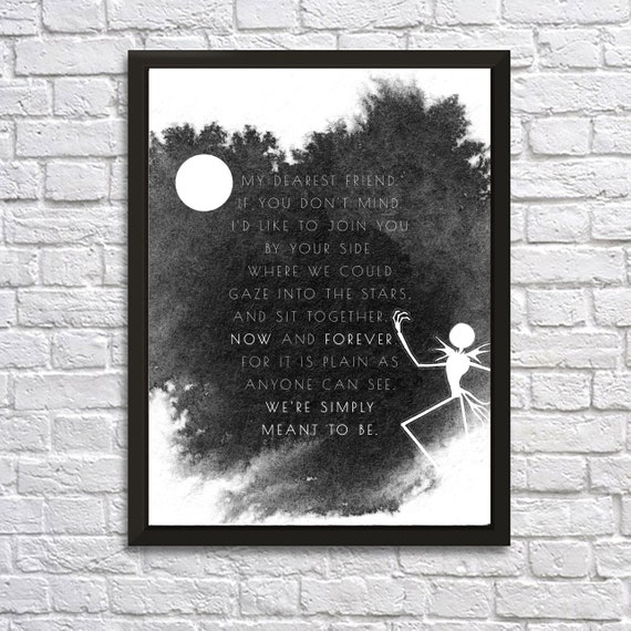 The Nightmare Before Christmas We Re Simply Meant Etsy