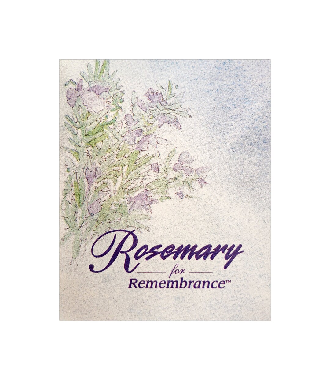 Rosemary Memorial & Sympathy Packets Etsy