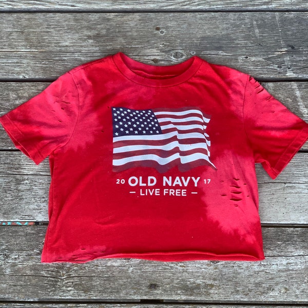 Old Navy Flag Shirt - Etsy