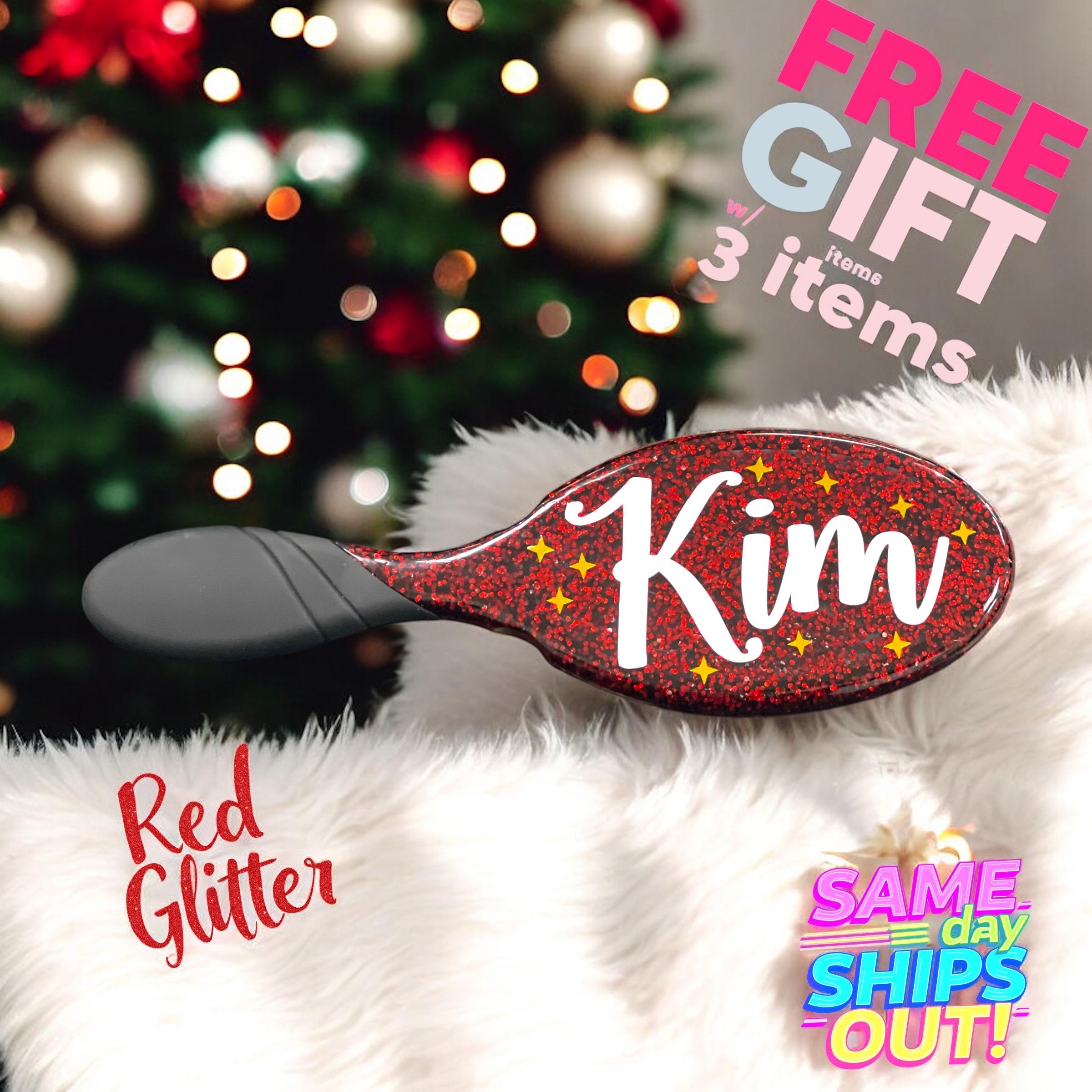 Shimmering Personalized Wet Brushes