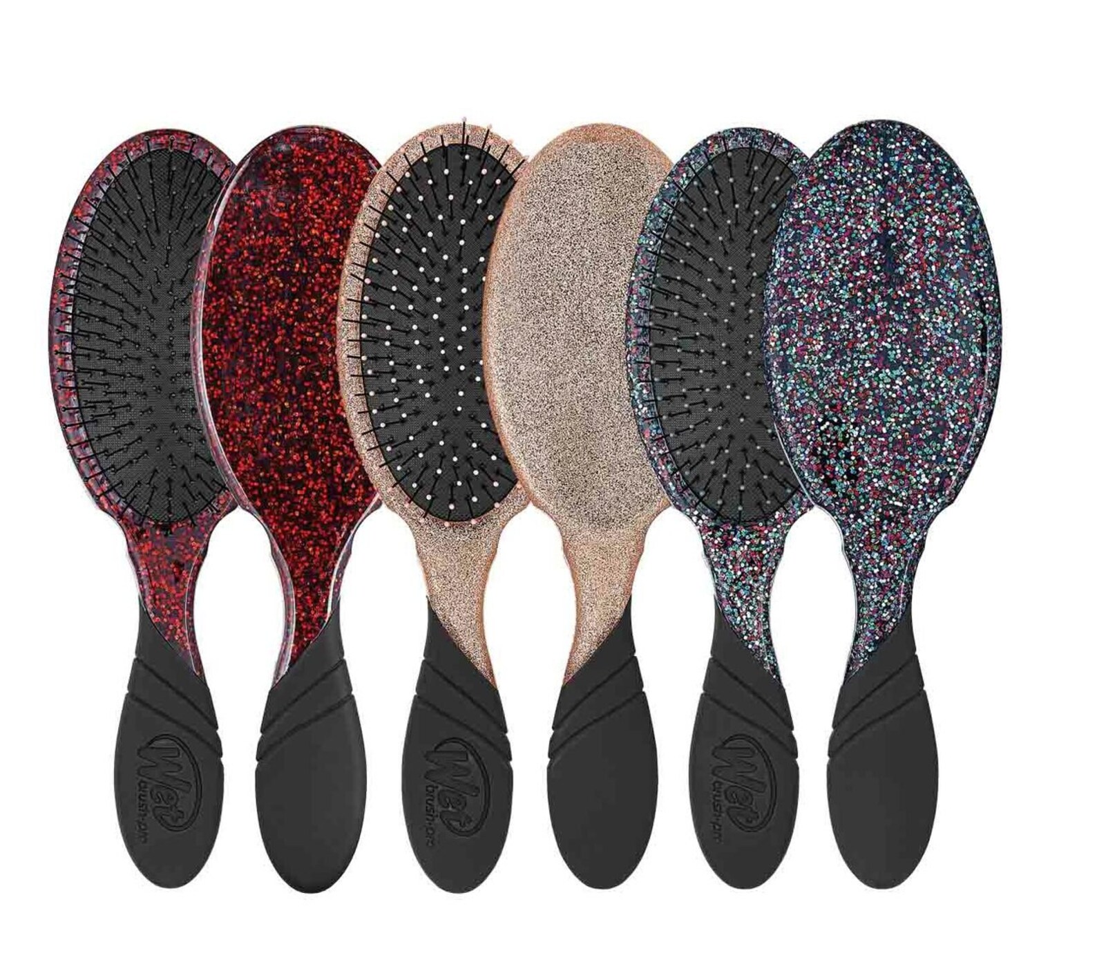 Personalized Sparkle Wet Brushes Etsy