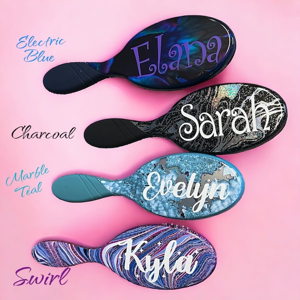 Shimmering Personalized Wet Brushes