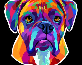 Gepersonaliseerde huisdierportretten in kleurrijke digitale vorm: moderne pop-art huisdierportretten
