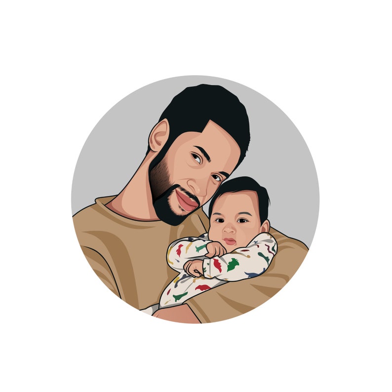 Custom Avatar Family and Couples Cartoon Portrait, Bighead, Caricature, Podcast Cartoon for Sticker, Gift and Profesional Picture Profile image 9