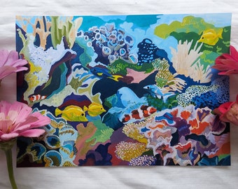 Coral Reef Giclee Print