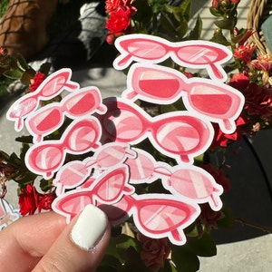 Pink Sunnies Vinyl Sticker