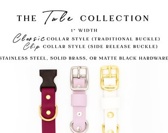 The TULE Collection (1") - Biothane Dog Collar