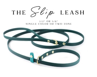 The SLIP Leash (1/2" or 5/8") - Waterproof Biothane