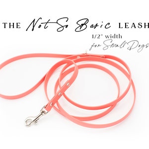 The NOT-SO-BASIC Leash (1/2&quot;) - Waterproof Biothane