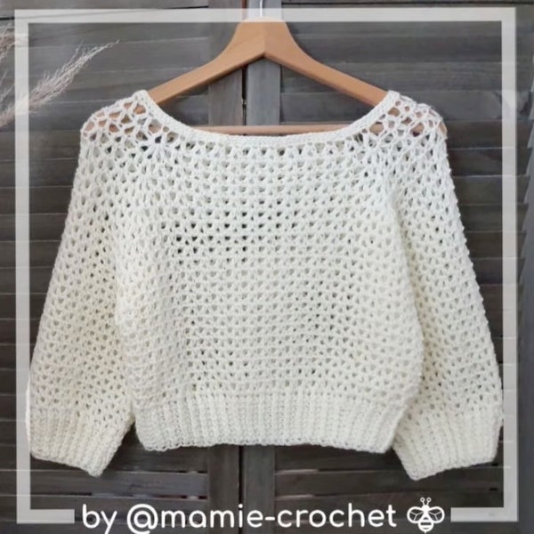 Tutoriel PDF Pull Nina Mamie Crochet